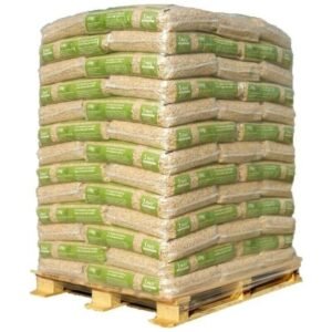 1Heiz Holzpellets – Palette mit 65 Säcken (15 kg je Sack)